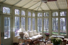Roof Options: Glass with Custom Blinds